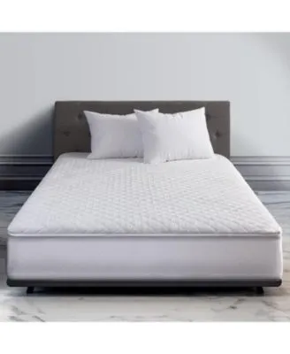 Guardmax Waterproof White Quilted Down Alternative Mattress Protector