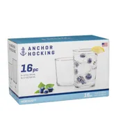 Anchor Hocking 16 Piece Mercado Drinkware Set