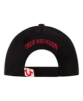 Concept One True Religion Cap, 5 Panel Cotton Twill Boys Baseball Hat with Horseshoe Logo, Adjustable Hook and Loop Closure