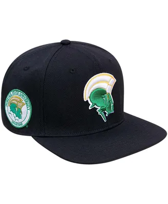 Men's Pro Standard Black Norfolk State Spartans Arch Over Logo Evergreen Snapback Hat