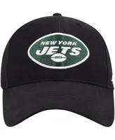 Big Boys and Girls '47 Brand Black New York Jets Secondary Mvp Adjustable Hat