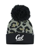 Women's '47 Brand Hunter Green Cal Bears Bagheera Cuffed Knit Hat with Pom