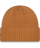 Men's New Era Brown New England Patriots Core Classic Cuffed Knit Hat