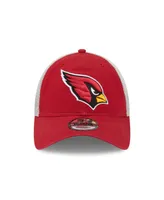 Men's New Era Cardinal, Natural Arizona Cardinals Loyal 9TWENTY Trucker Hat