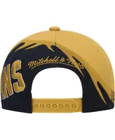 Big Boys and Girls Mitchell & Ness Gold, Navy New York Titans Gridiron Classic Spiral Snapback Hat