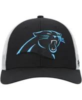 Big Boys and Girls '47 Brand Black, White Carolina Panthers Adjustable Trucker Hat