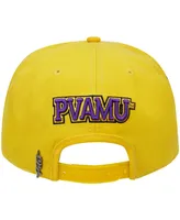 Men's Pro Standard Gold Prairie View A&M Panthers Evergreen Mascot Snapback Hat