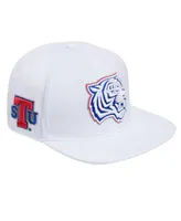 Men's Pro Standard White Tennessee State Tigers Mascot Evergreen Wool Snapback Hat