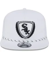 Men's New Era White Chicago White Sox Golfer Tee 9FIFTY Snapback Hat