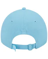 Men's New Era Light Blue Denver Broncos Core Classic 2.0 Brights 9TWENTY Adjustable Hat