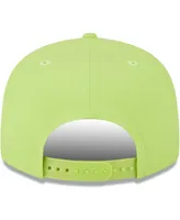 Men's New Era Neon Green Chicago White Sox Spring Color Basic 9FIFTY Snapback Hat