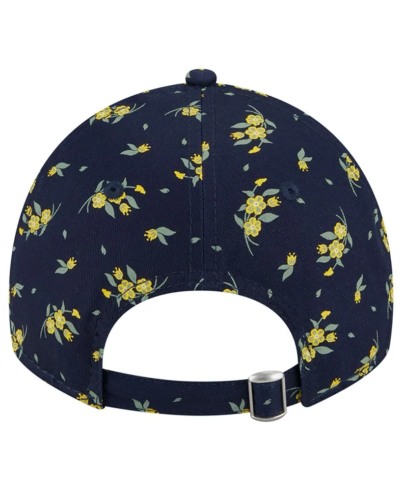 Women's New Era Navy La Galaxy Bloom 9TWENTY Adjustable Hat