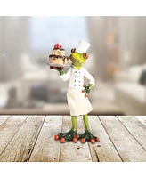 Fc Design 7.5"H Frog the Chef with Cake Statue Fantasy Decoration Figurine Home Decor Perfect Gift for House Warming, Holidays and Birthdays