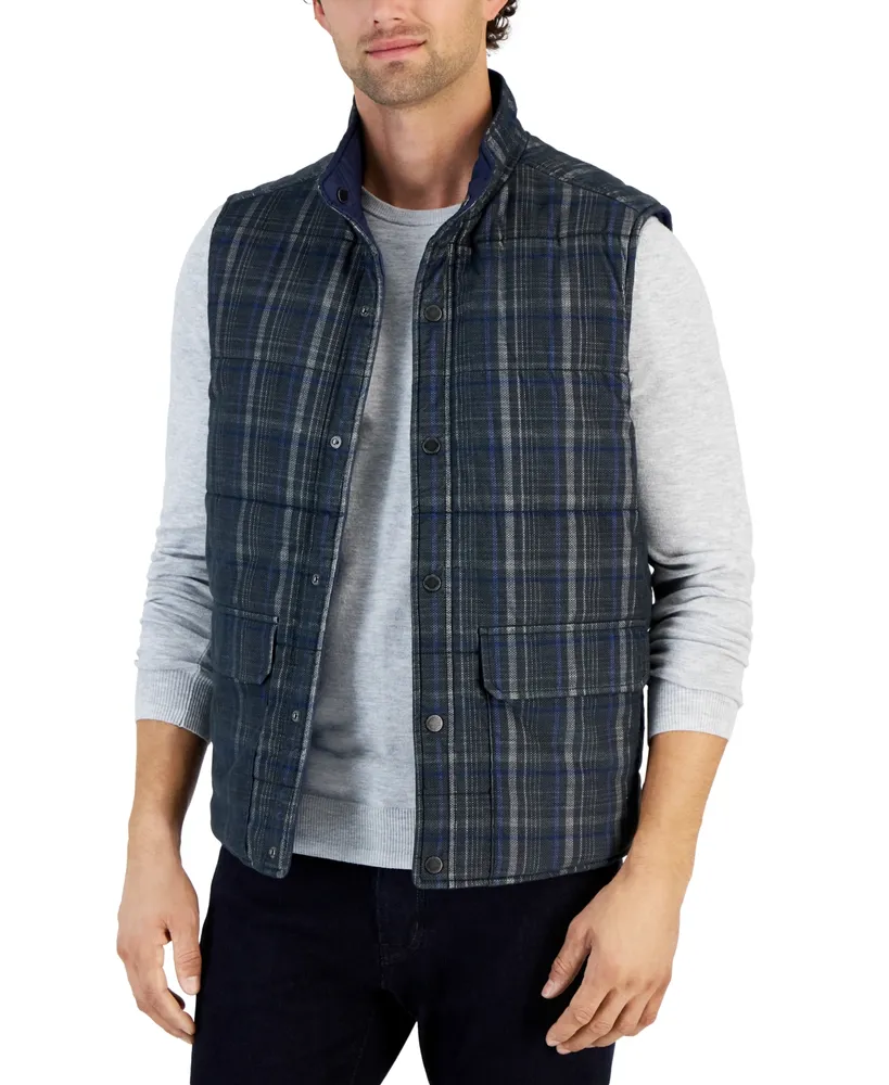 Tommy Bahama Men's Rockland Coast Reversible Snap-Front Vest