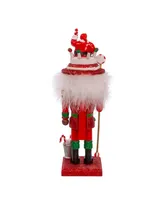 Kurt Adler 10" Hollywood Nutcracker with Santa Hat