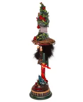 Kurt Adler 19.5" Hollywood Cardinal in Tree Hat Nutcracker