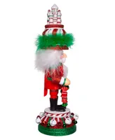 Kurt Adler 15" Hollywood Nutcrackers Candy Tower Hat Nutcracker