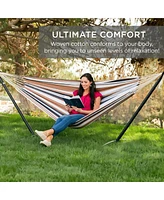 Sugift 2-person Hammock with Stand, Multi-color