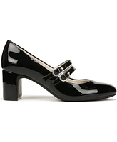 LifeStride Women's True Almond Toe Block Heel Mary Jane Pumps