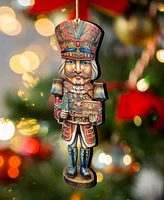 Designocracy Nutcracker Prince Christmas Wooden Ornaments Holiday Decor G. DeBrekht