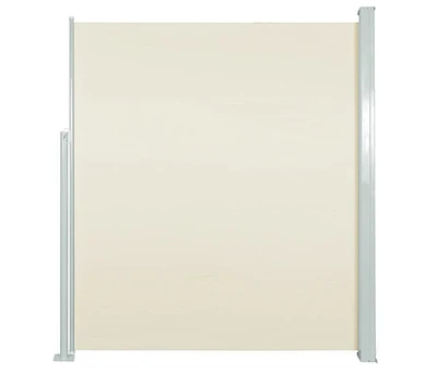 Retractable Side Awning 63"x196.9" Cream