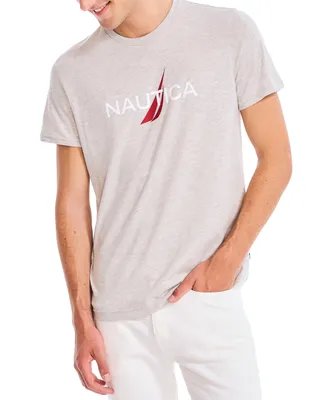 Nautica Men's Crewneck Short Sleeve Logo Graphic T-Shirt