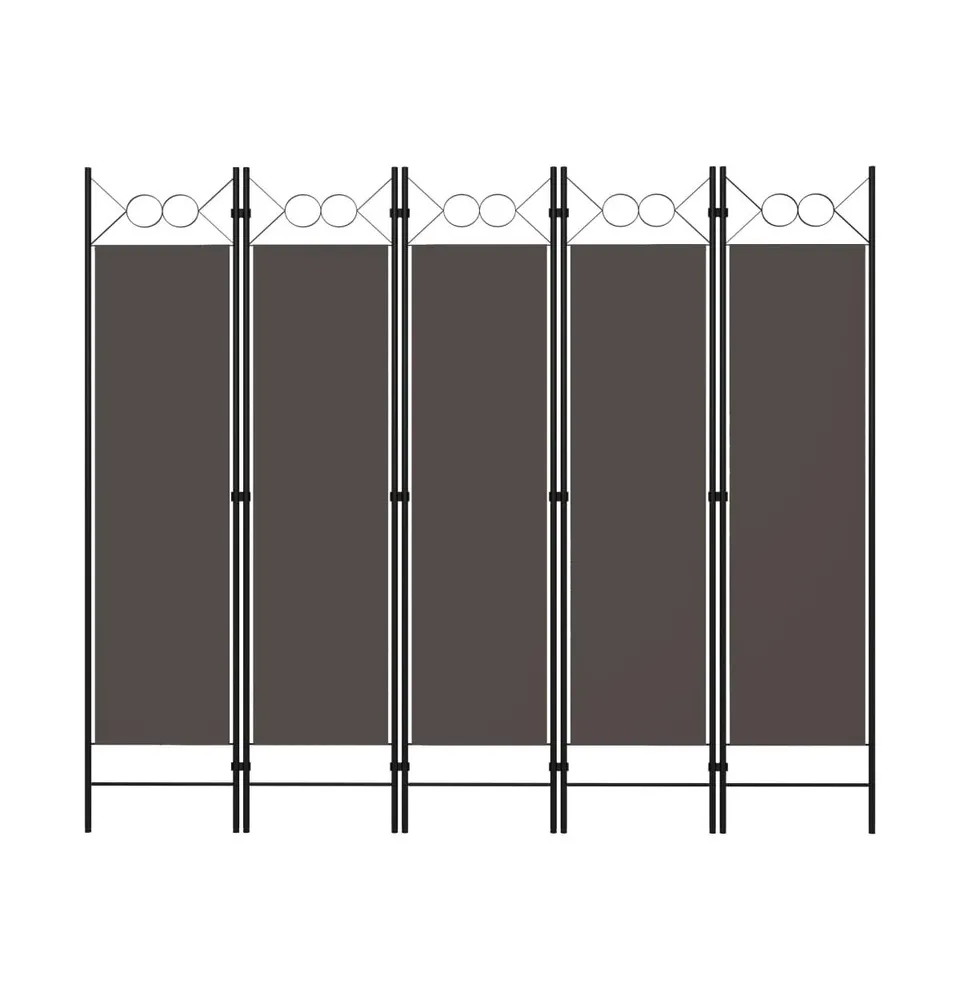 vidaXL -Panel Room Divider Anthracite 78.7"x70.9