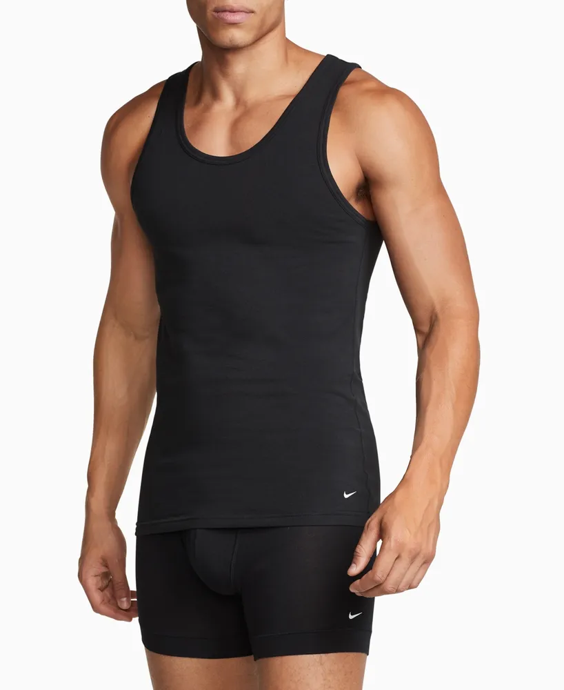 Nike Men's 3-PK. Dri-FIT Essential Cotton Stretch Trunk - Macy's