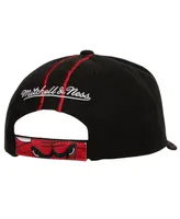 Men's Mitchell & Ness Black Chicago Bulls Hardwood Classics 1998 Nba Draft Commemorative Adjustable Hat