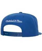 Men's Mitchell & Ness Blue New York Knicks Champ Stack Snapback Hat