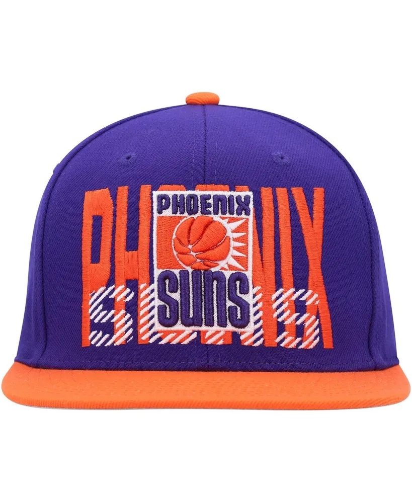 Men's Mitchell & Ness Purple Phoenix Suns Soul Cross Check Snapback Hat