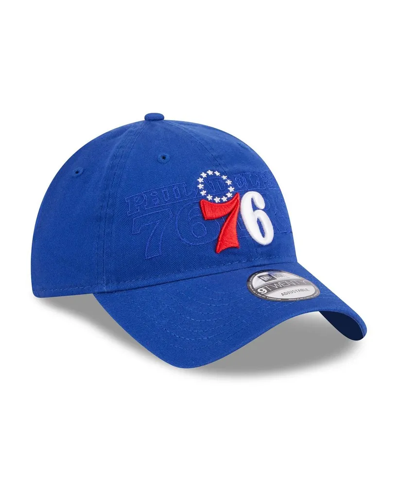 Men's New Era Royal Philadelphia 76ers 2023 Nba Draft 9TWENTY Adjustable Hat