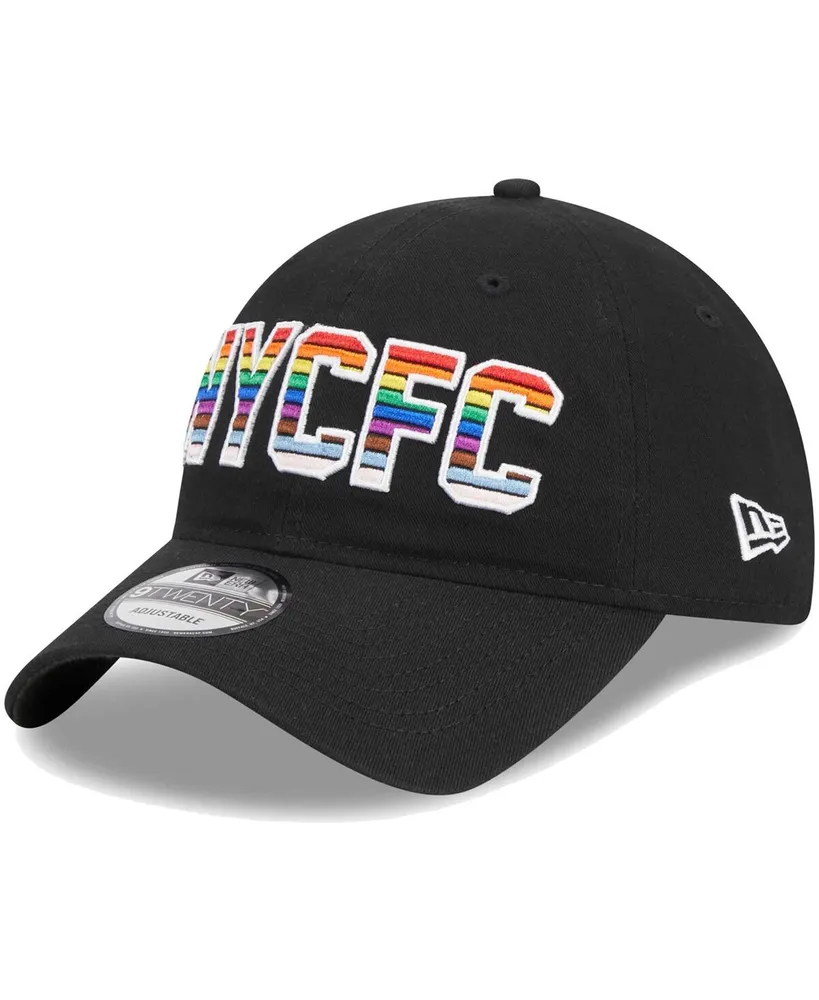 Men's New Era Black New York City Fc Pride 9TWENTY Adjustable Hat