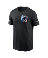 Men's Nike Black Carolina Panthers 2023 Nfl Crucial Catch Sideline Tri-Blend T-shirt