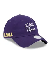 Women's New Era Purple Lsu Tigers Script 9TWENTY Adjustable Hat