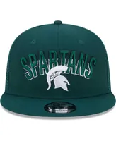 Men's New Era Green Michigan State Spartans Grade Trucker 9FIFTY Snapback Hat