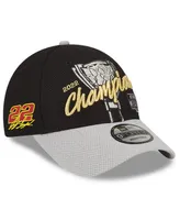 Men's New Era Black, Gray Joey Logano 2022 Nascar Cup Series Champion Victory Lane 9FORTY Adjustable Hat