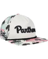 Men's New Era Cream Pitt Panthers High Tide Golfer Snapback Hat