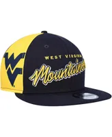 Men's New Era Navy West Virginia Mountaineers Outright 9FIFTY Snapback Hat