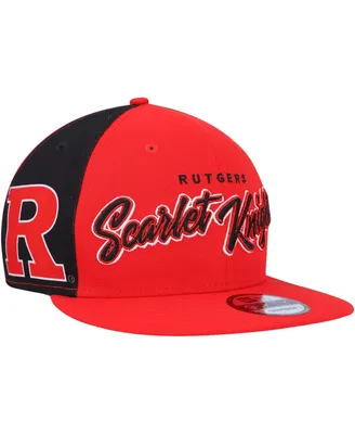 Men's New Era Scarlet Rutgers Scarlet Knights Outright 9FIFTY Snapback Hat