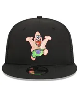 Men's New Era Black SpongeBob SquarePants Patrick Star Trucker 9FIFTY Snapback Hat