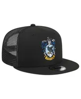 Men's New Era Black Harry Potter Ravenclaw Trucker 9FIFTY Snapback Hat