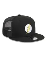 Men's New Era Black Flash Trucker 9FIFTY Snapback Hat