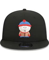 Men's New Era Black South Park Stan Trucker 9FIFTY Snapback Hat