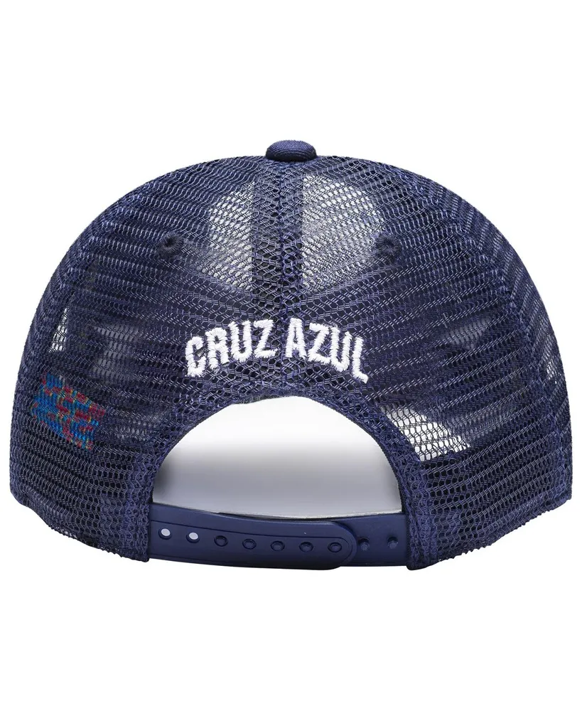 Men's White Cruz Azul Scout Trucker Snapback Hat