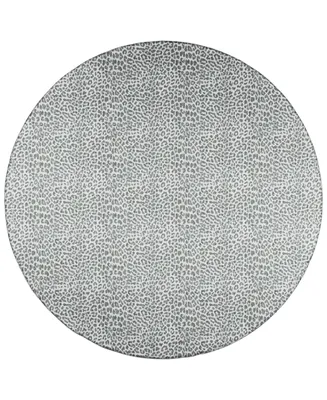 Addison Safari Outdoor Washable ASF32 8' x Round Area Rug