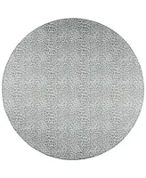 Addison Safari Outdoor Washable ASF32 8' x Round Area Rug