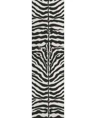 Addison Safari Outdoor Washable ASF31 2'3" x 7'6" Runner Area Rug