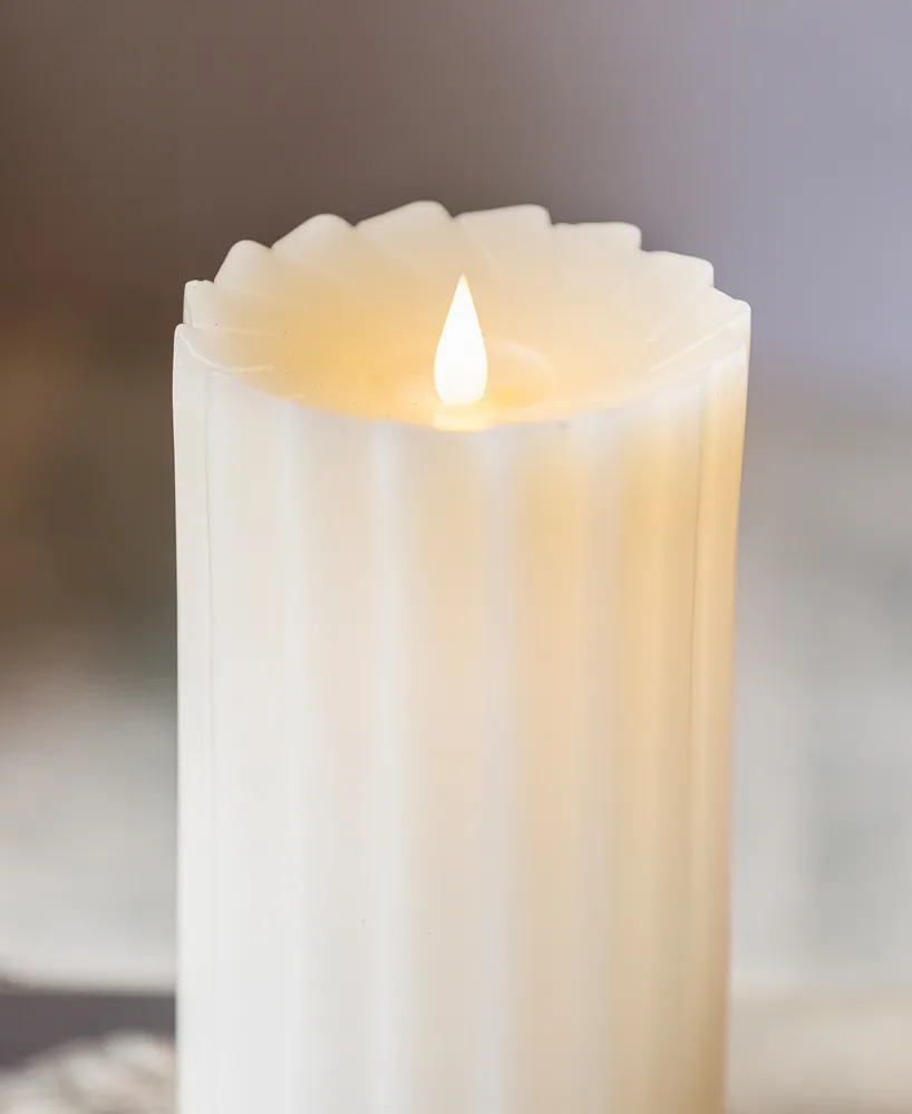 Seasonal Sutton Fluted Motion Flameless Candle x