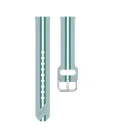 iTouch Unisex Air 4 Mint Striped Silicone Strap